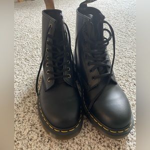 Dr. Martens black combat boots